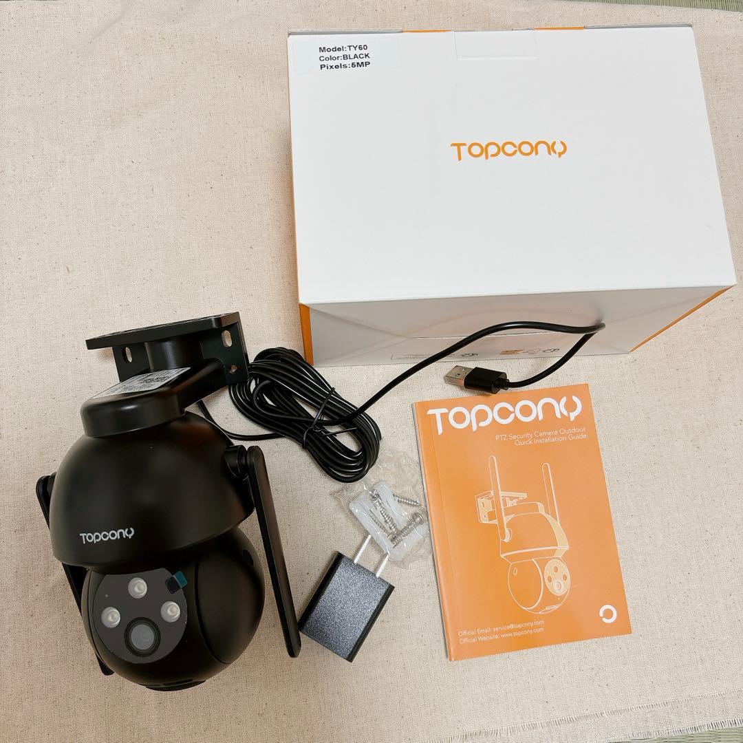 ☆Topcony 防犯カメラ ワイヤレス wifi 屋外 2.5K 500万画素