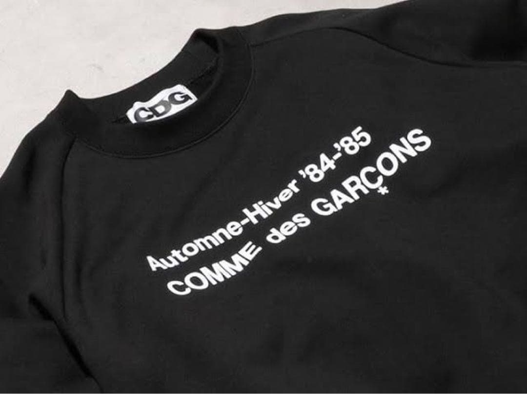 CDG 阪急百貨店 ポップアップ限定 ロゴスウェット オーバーサイズ