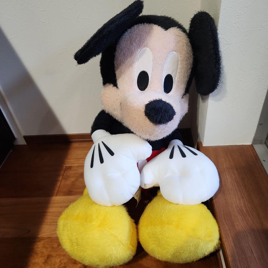 レトロ、レア】ディズニー ミッキーマウス ぬいぐるみ 特大 希少