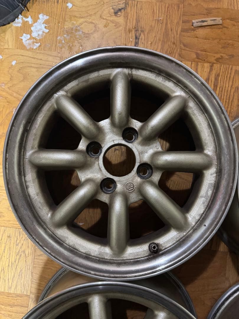 【希少 程度良好】ワタナベ 8スポーク 14インチ 6.5J 4/100 +28