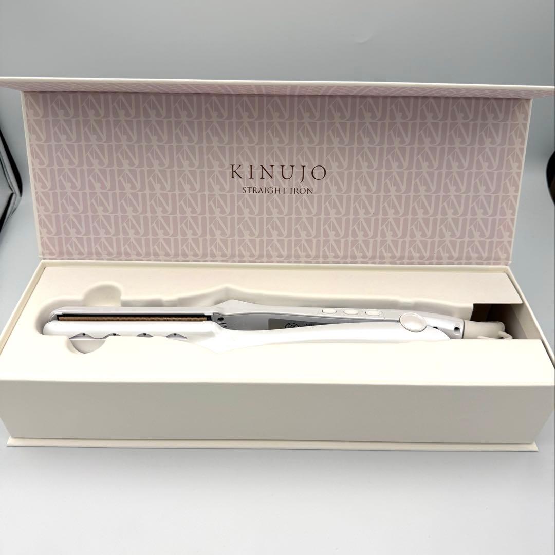 KINUJO ストレートヘアアイロン パールホワイト LM225 ストレートアイロン パールホワイト LM225 [交流（コード）式] KINUJO