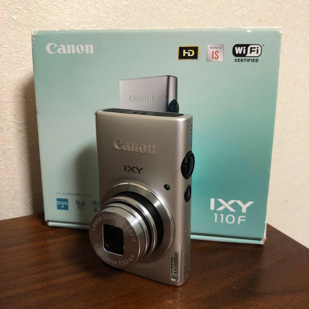 ほぼ新品 Canon IXY 110F シルバー デジカメ コンデジ 完品 ほぼ新品 Canon IXY 110F シルバー デジカメ コンデジ 完品