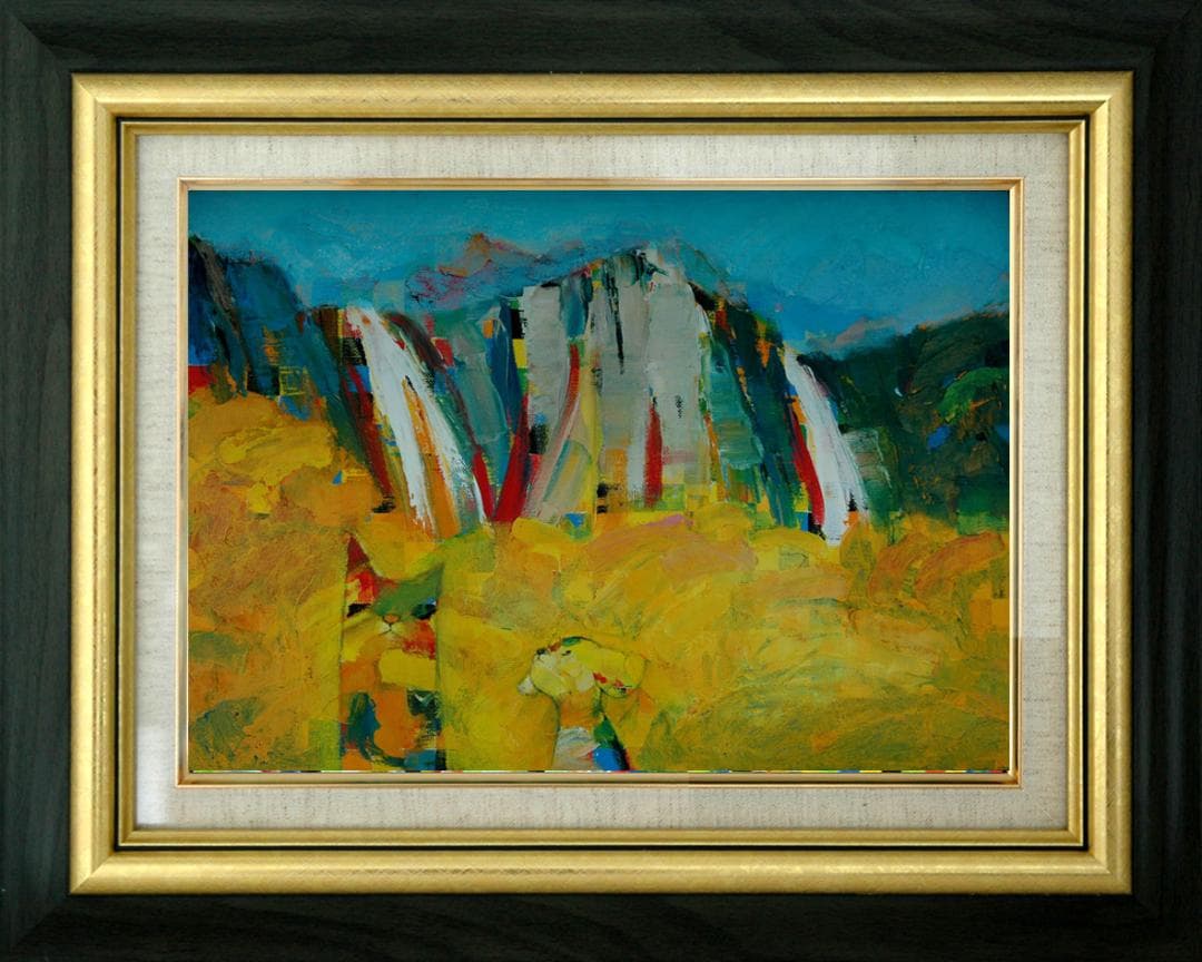 油絵 絵 絵画 インテリアuF6-071119 可愛い子犬と猫 - メルカリ