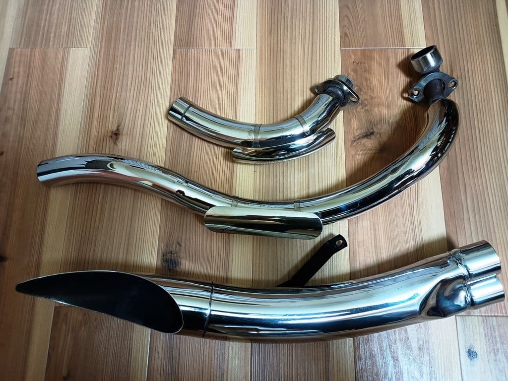 ドラッグスター400／イージーライダース社製 ビッグウェーブマフラー イージーライダース製ドラッグスター400 マフラー 社外 中古 バイク