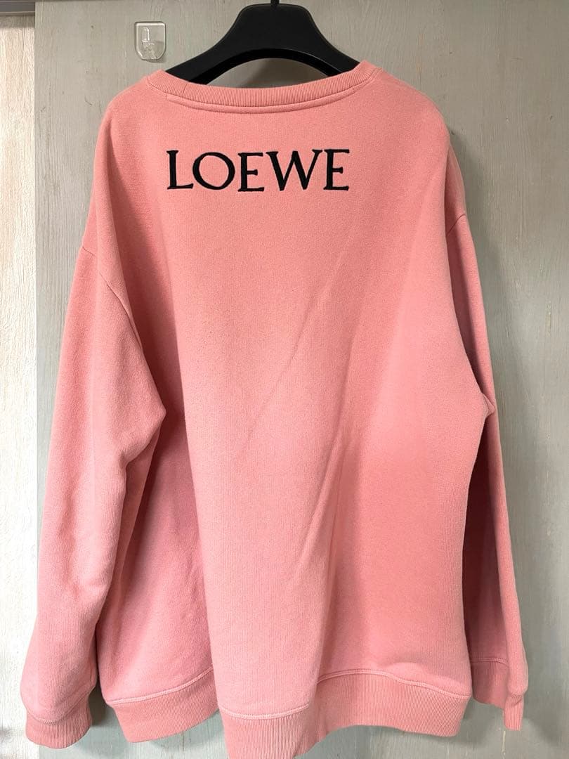 LOEWE ロエベ オンドリ ニワトリ オーバーサイズ スウェット ピンクS
