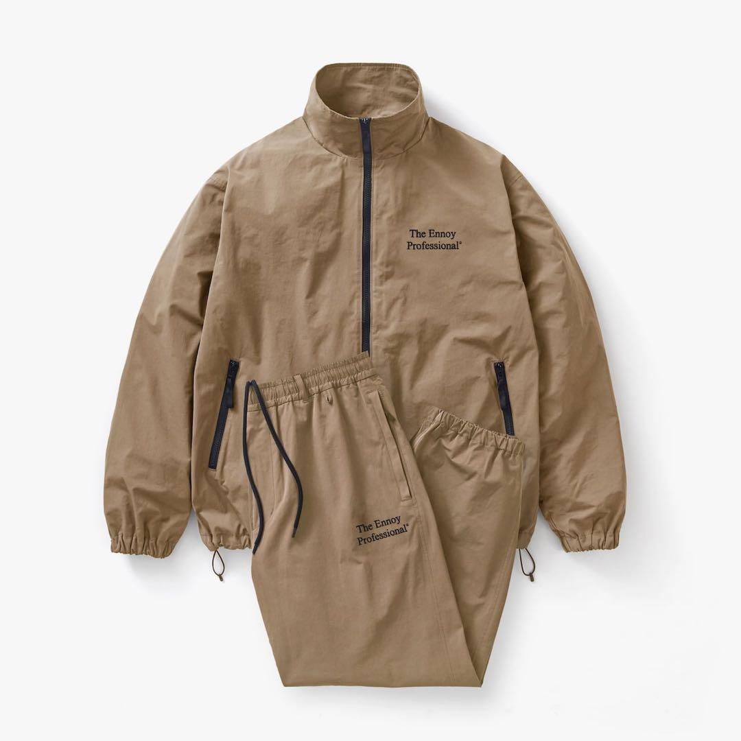ennoy ナイロンセットアップ ベージュ S