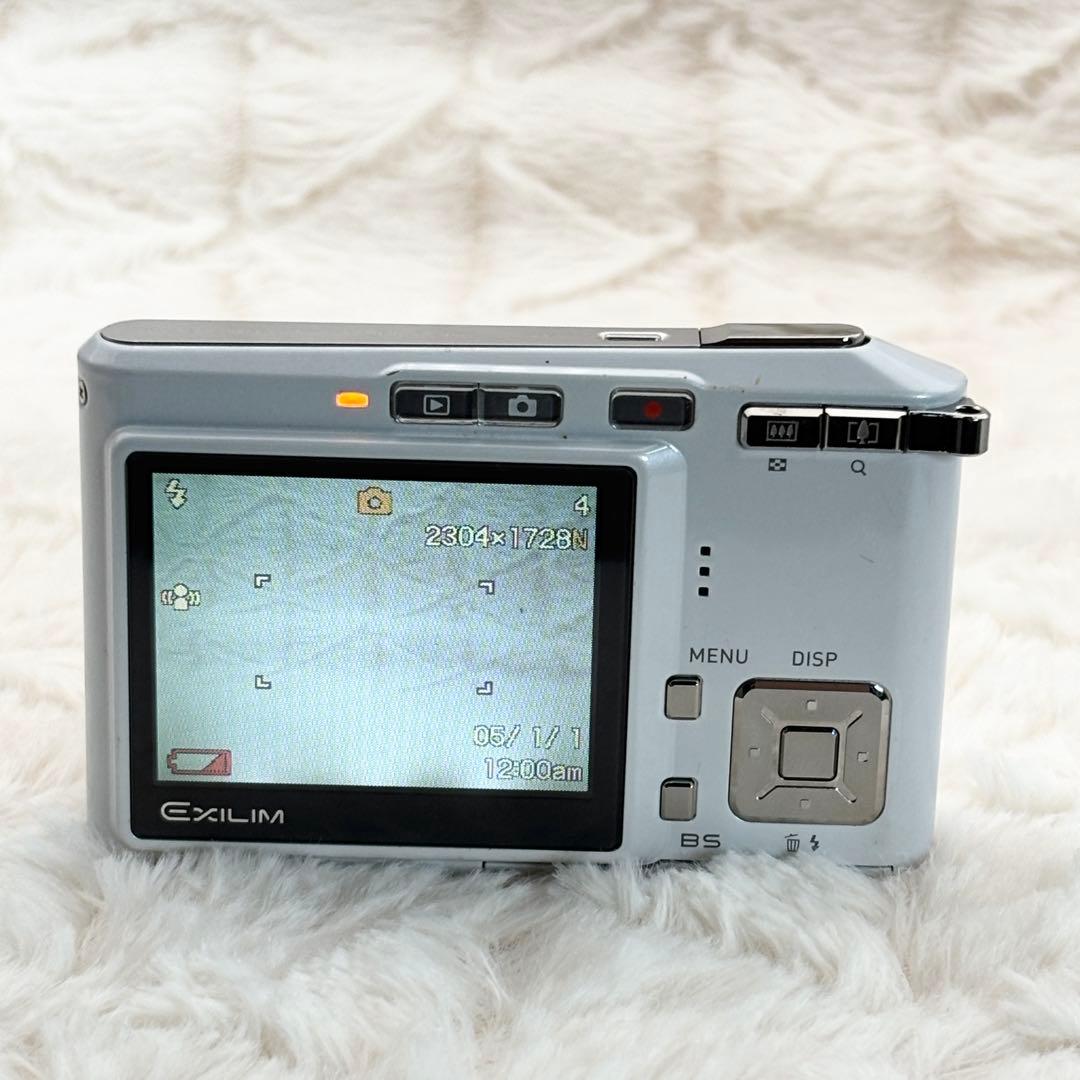 動作良好✨ CASIO EXILIM EX-S500 ホワイト - メルカリ
