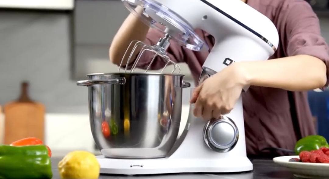 98【大人気商品】　スタンドミキサー　4.5L＋5L　ダブルボウル　ピンク