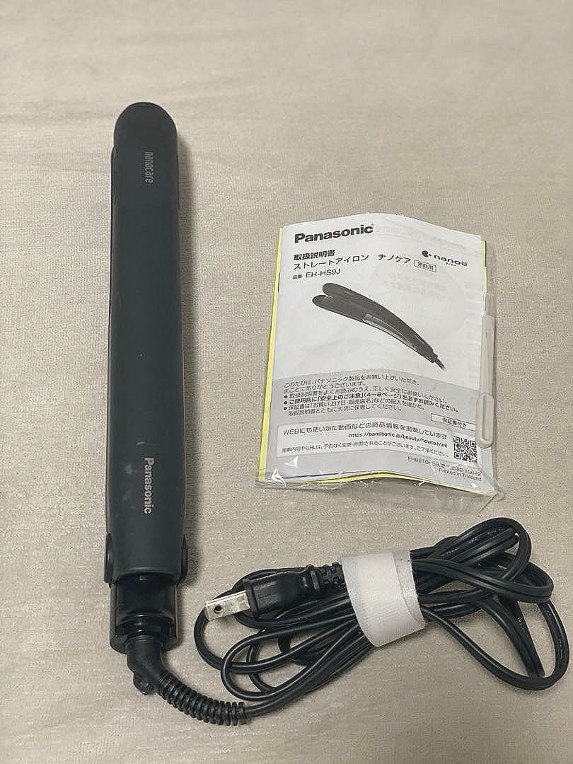 EH-HS9J Panasonic nanocare ヘアアイロン Amazon.com: Panasonic EH-HS9J Straight Iron Nano Care AC100-240V