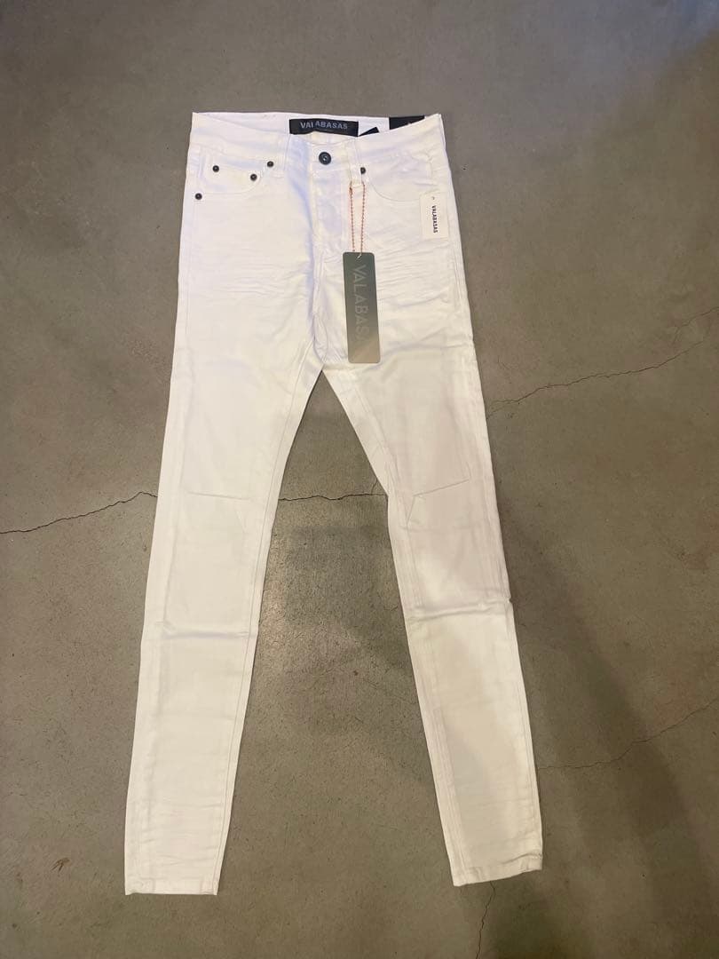 VALABASAS バラバサス ホワイト スキニーデニム 新品タグ付き 28