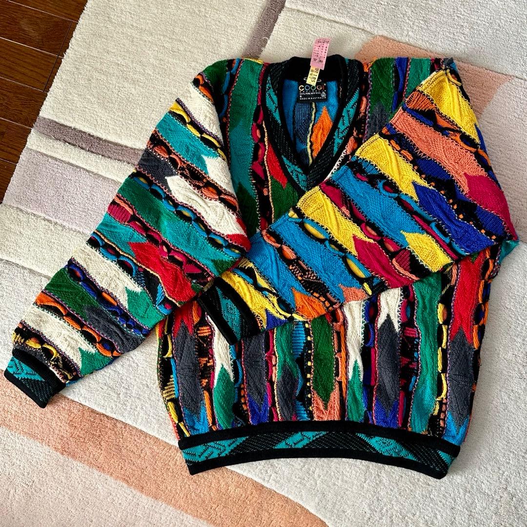 激レア・極美品】COOGI カラフルセーター Sサイズ 菅田将暉
