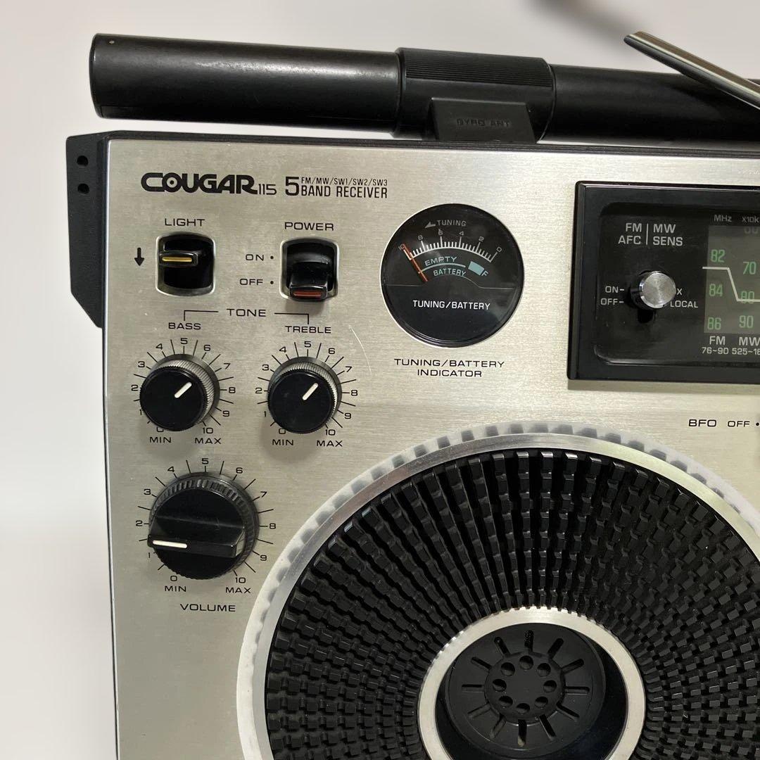 拓殖和博様用ナショナルラジオ　クーガー１１５　　　　　　完動品