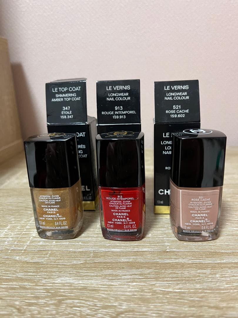 CHANEL ネイルカラー3色セット - メルカリ