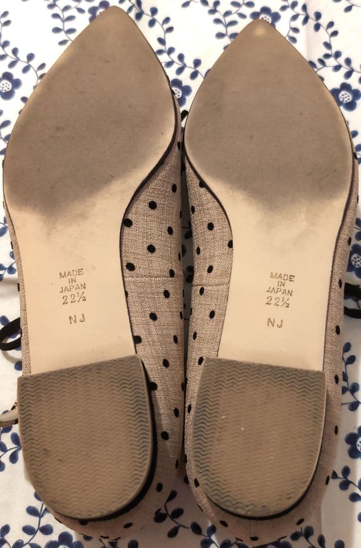 【22.5cm】DIANA ダブルリボンストラップシューズ