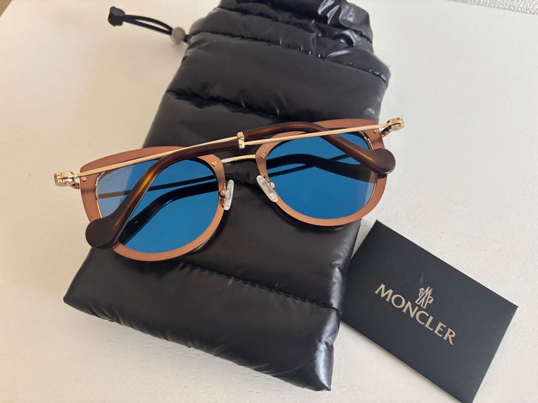 最終値下げ！】モンクレール ML0045 メタルフレーム 50□20 140 - メルカリ