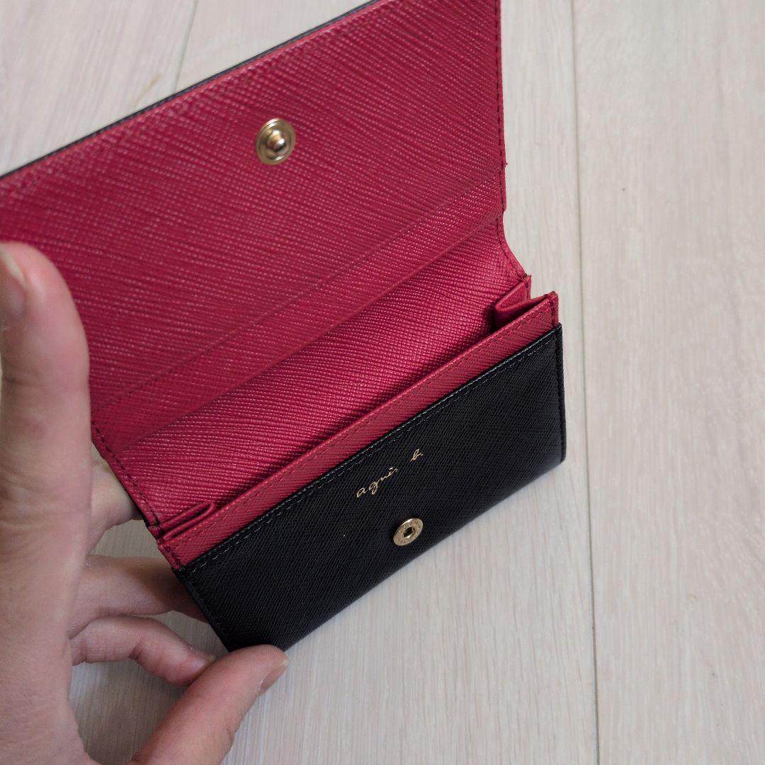 agnes b. ネイビー名刺入れ - メルカリ