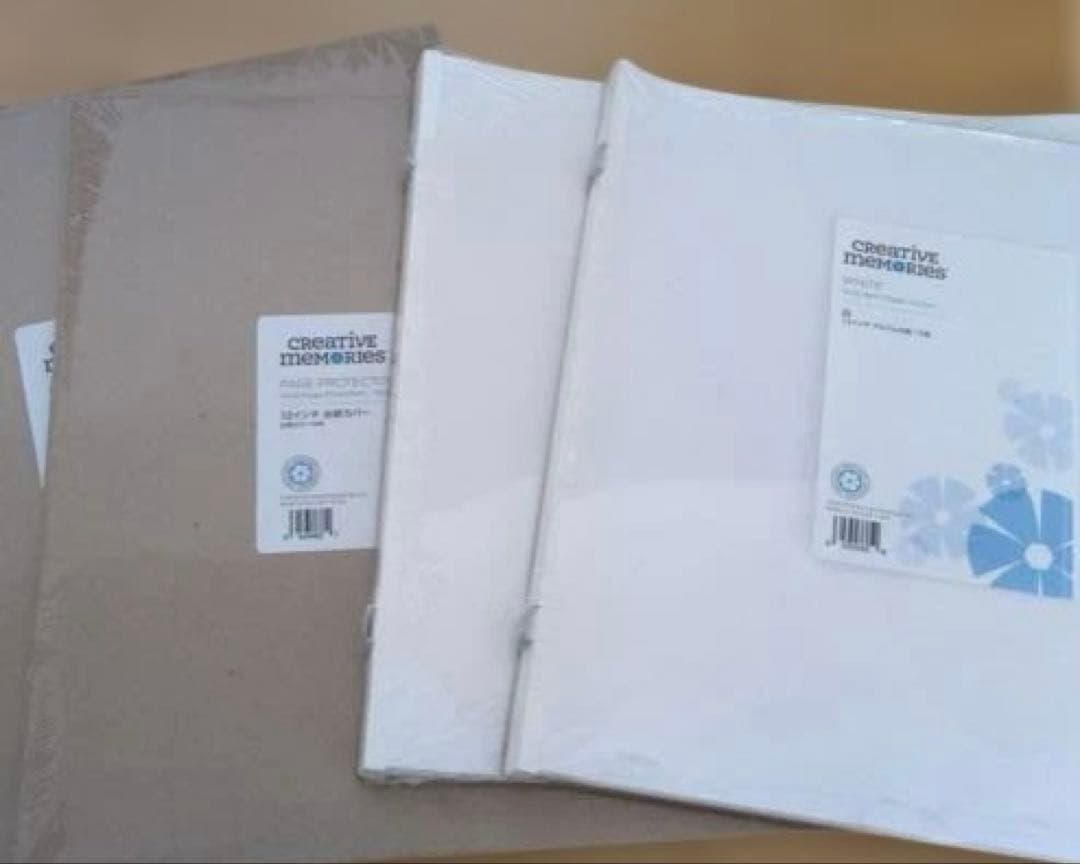 新品★クリエイティブメモリーズ　台紙カバー4セット クリエイティブメモリーズ アルバムカバー&白台紙セット - メルカリ