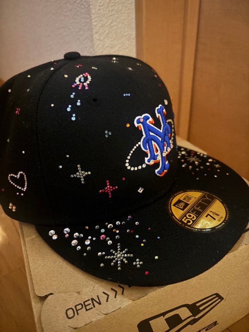 taka様ニューヨーク・メッツ キャップ 8 ラスト7 5/8 (60.6cm)のみ】NEWERA（ニューエラ）“59FIFTY MLB Pins