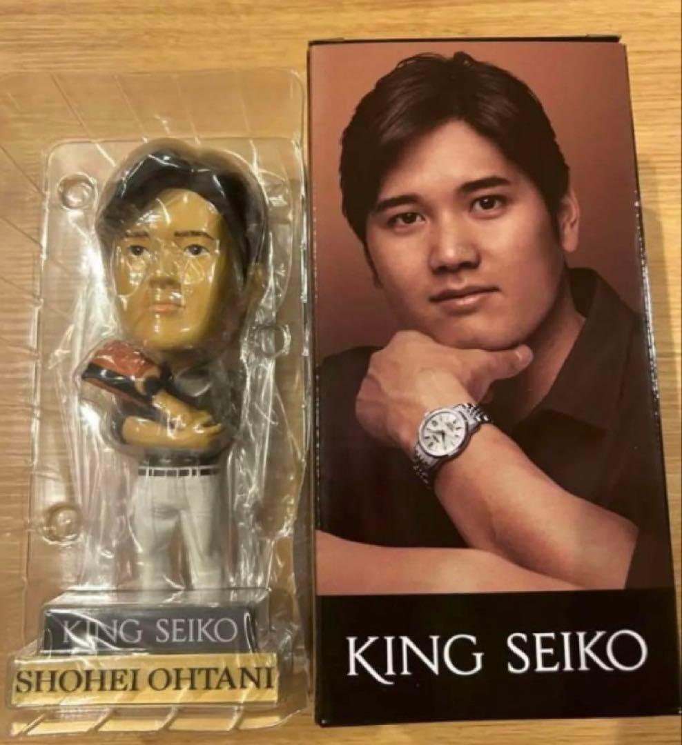 大谷翔平 ボブルヘッド キングセイコー、セイコーアストロン 3点セット