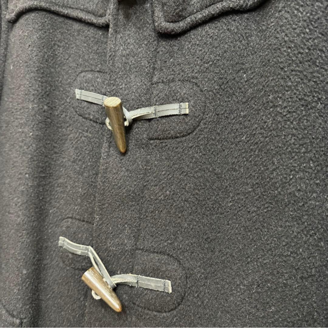 伊地知  英国製 グローバーオール ダッフルコート 黒 メンズ L相当