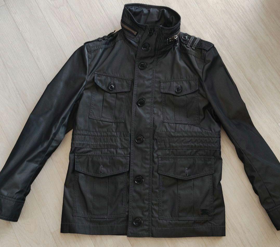 バーバリーブラックレーベル　Lサイズ ジャケット　ブルゾン 極美品】バーバリーブラックレーベル シャドウチェック ブルゾン