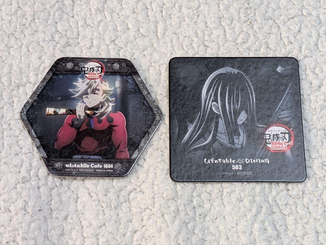 鬼滅 カフェ ダイニング dining 無限城 第一章 コースター 童磨＆鳴女