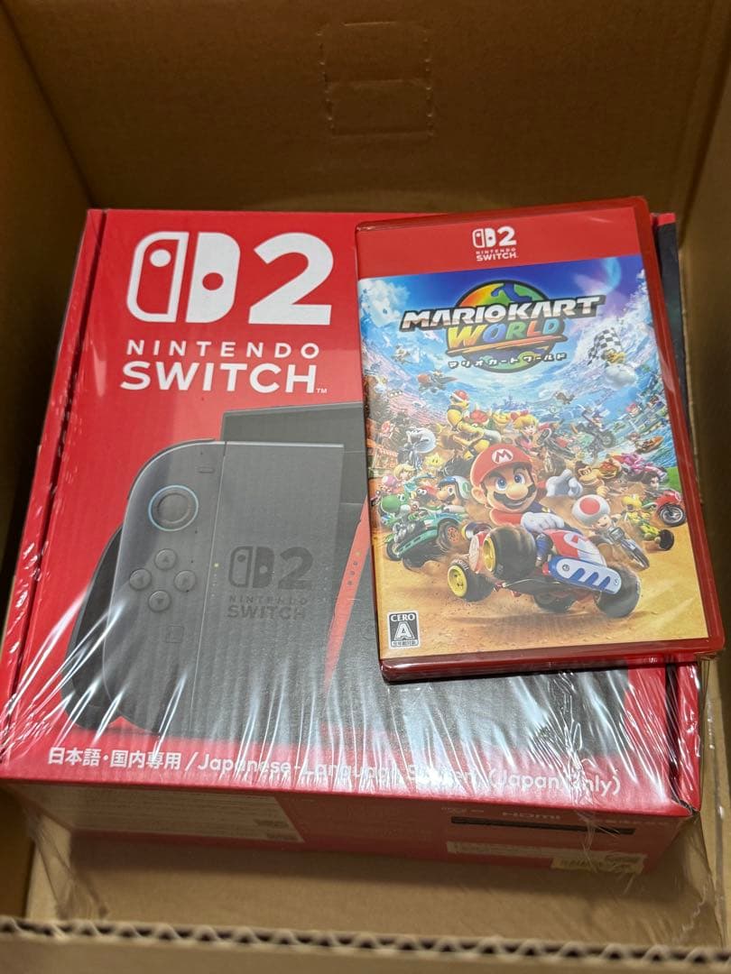 Nintendo Switch2 日本語版　マリオカート ワールド パッケージ版 Amazon.co.jp: マリオカート ワールド -Switch2 : ゲーム