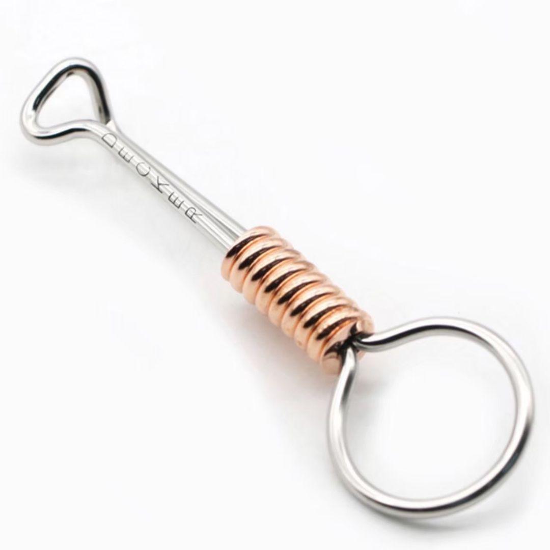 即購入可】ジェフデッカー型 キーフック シルバー キーホルダー