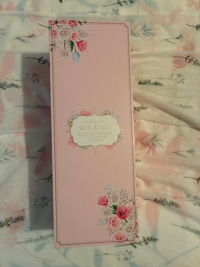 spin & curl KINUJO 自動巻きカールアイロン 絹女 正規販売店】 KINUJO spin & curl 自動巻きカールアイロン ピンク