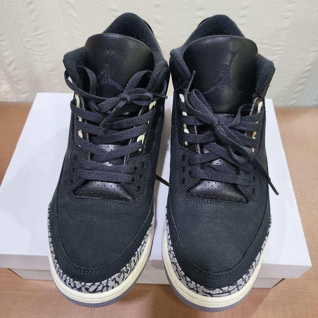 ナイキ ウィメンズ エアジョーダン 3 レトロ オフノアール 29.0cm