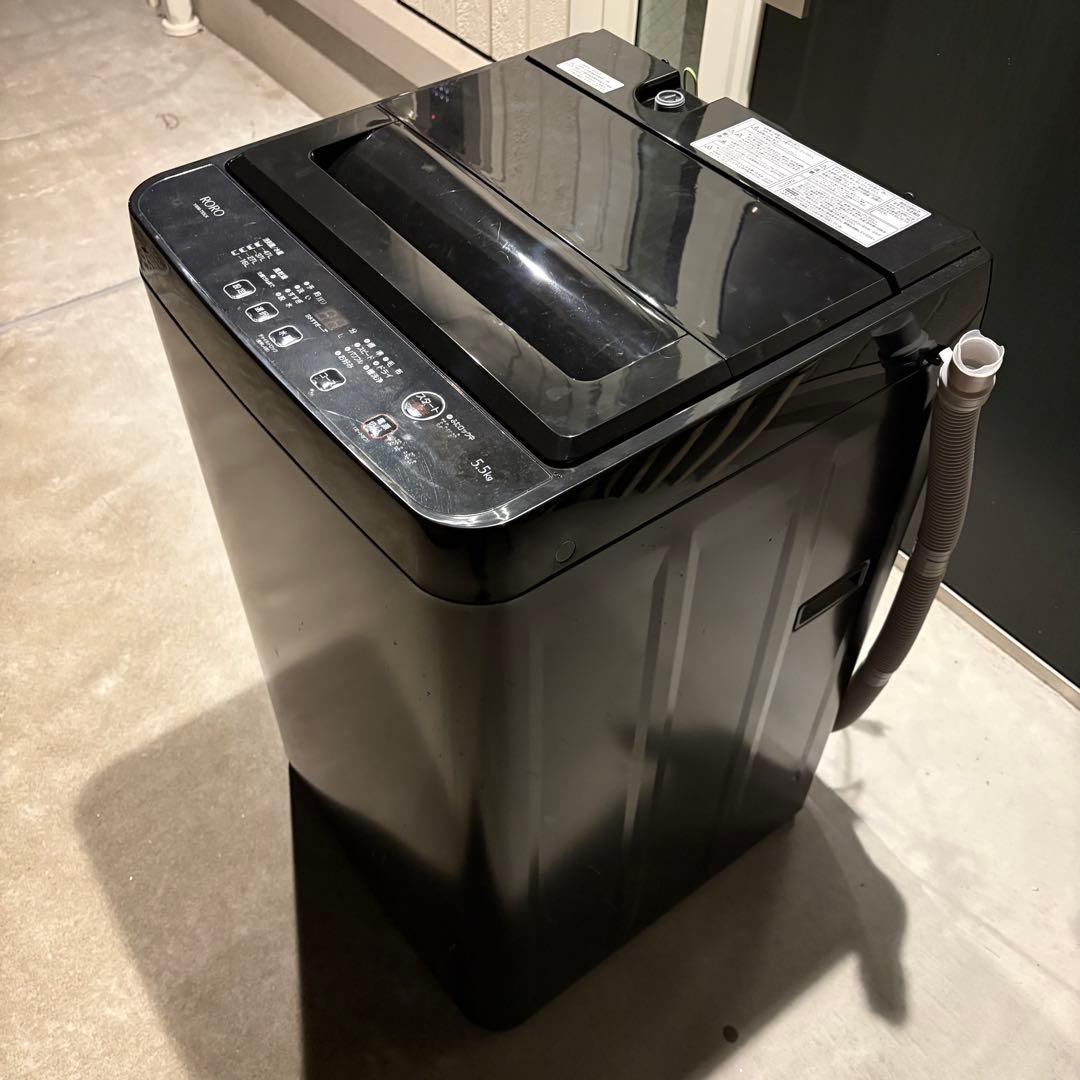 値下げ‼️【東京23区は設置無料‼️】RORO 洗濯機 5.5kg✨2024年製✨