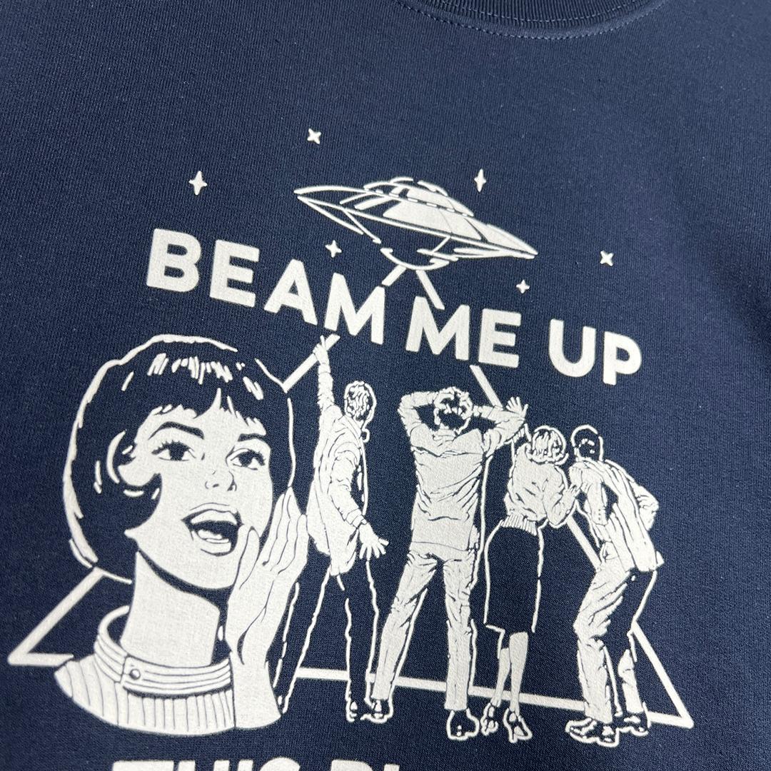 M ストレンジャーシングス スウェット ロビン BEAM ME UP トレーナー