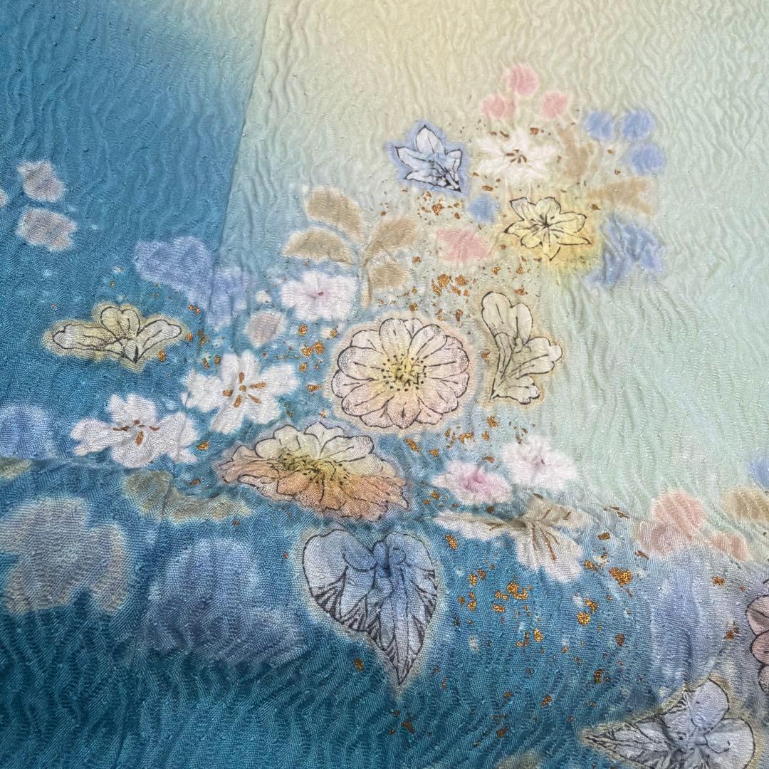 正絹　訪問着《辻ヶ花》