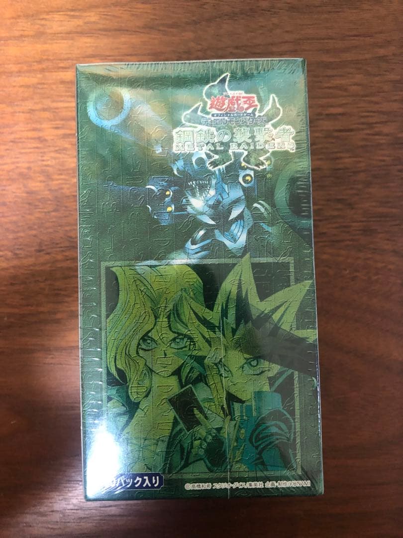 遊戯王 未開封絶版BOX 鋼鉄の襲撃者METAL RAIDERS シュリンク付き