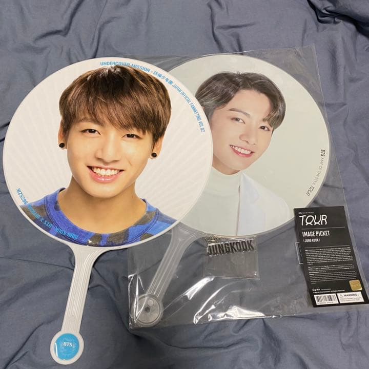 アンカバBTS ジョングク公式うちわおまけ付き♪