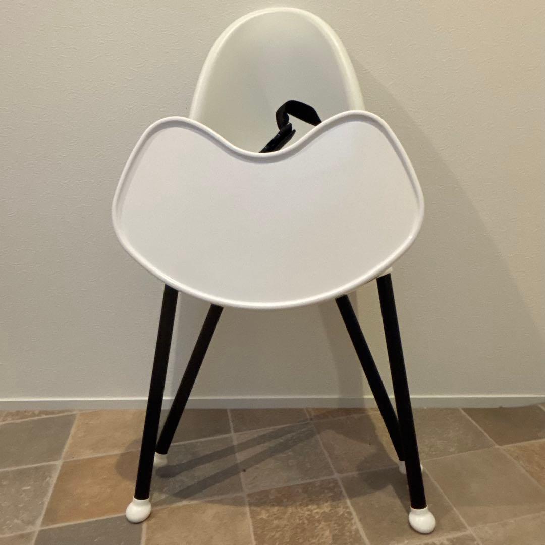 美品 BABY BJORN ハイチェアホワイト ベビービョルン - メルカリ