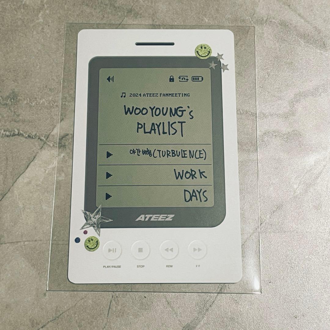 ATEEZ エイティーズ ペンミMD バインダー トレカ ウヨン - メルカリ