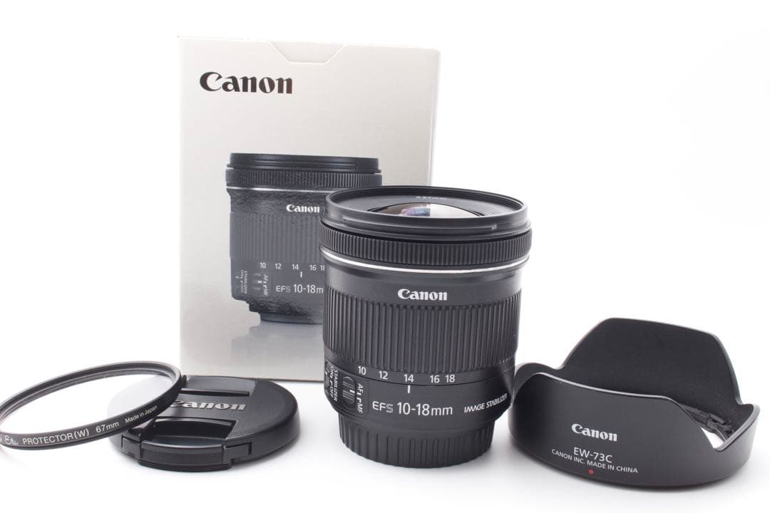未使用級❣️Canon EF-S 10-18mm F4.5-5.6 IS STM