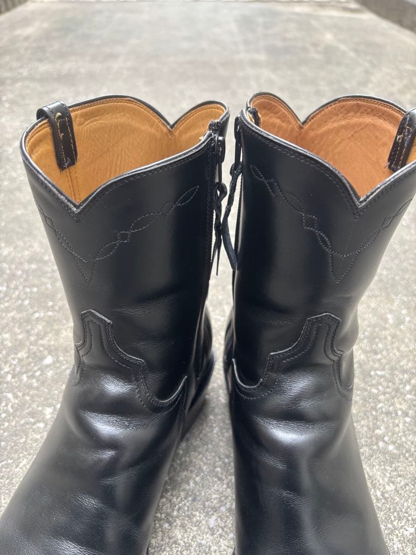 美品】Lucchese ルケーシー ウエスタンブーツ 9 サイドジップブーツ