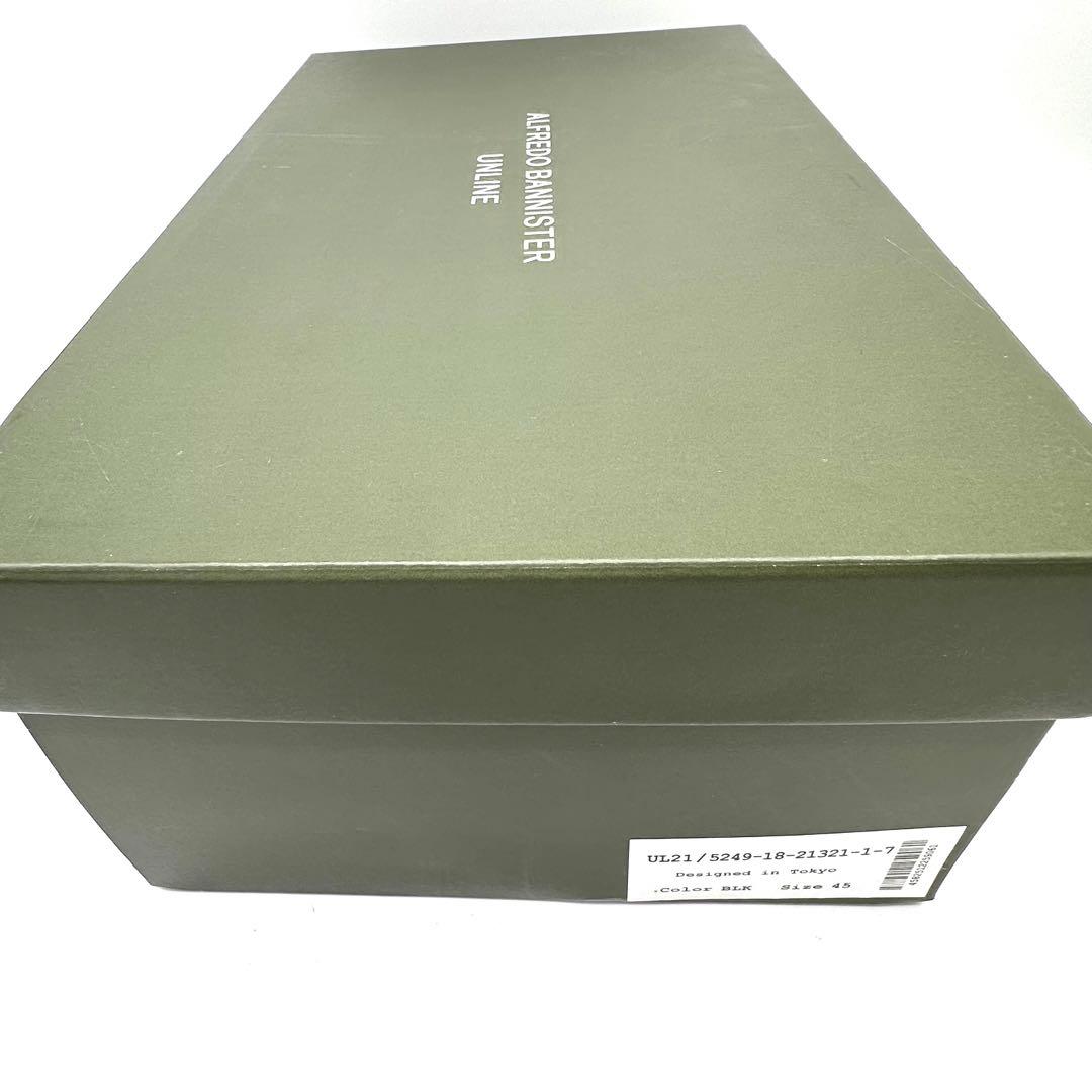 〈新品〉alfredoBANNISTER【27.5cm】ストレートチップ 黒