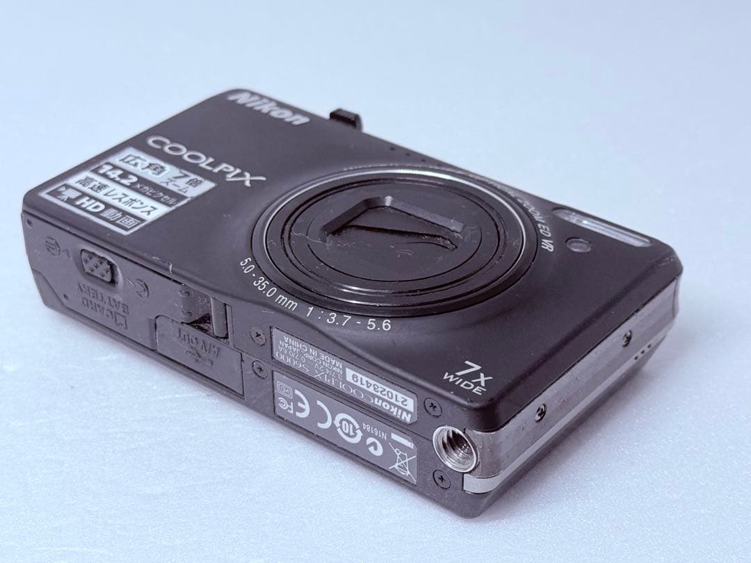 Nikon COOLPIX S6000 動作確認済 デジタルカメラ 14.2MP
