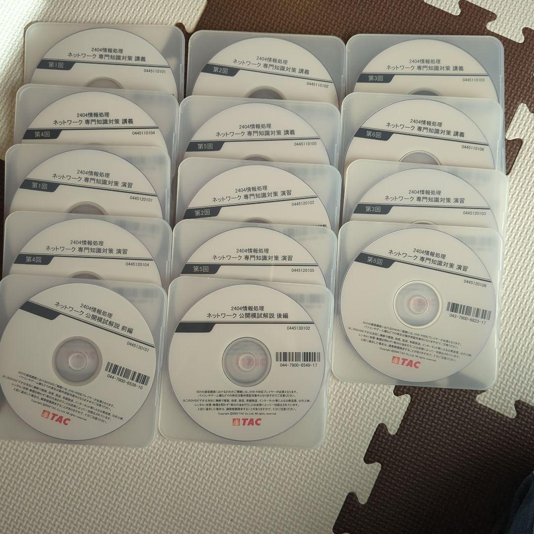 2024年春合格目標　TAC ネットワークスペシャリスト DVD 2025年度版 ALL IN ONE パーフェクトマスター ネットワーク