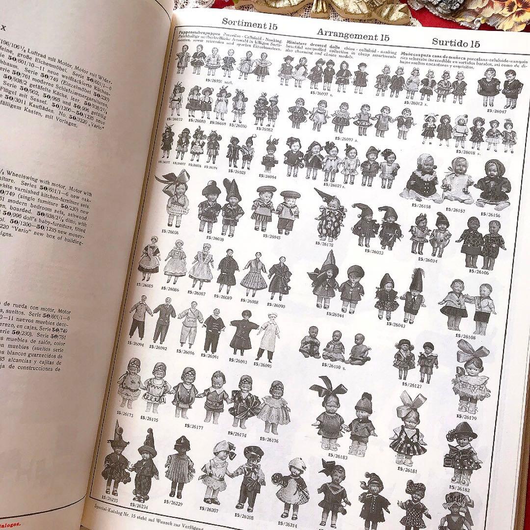 アンティークおもちゃ復刻カタログ ビスクドール ミニョネット