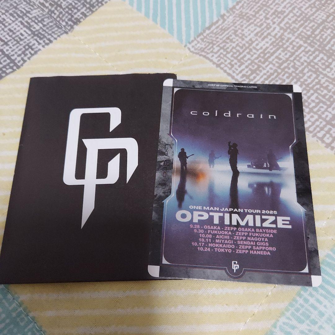 coldrain OPTIMIZE ツアー 入場特典 トレカとステッカーセット - メルカリ