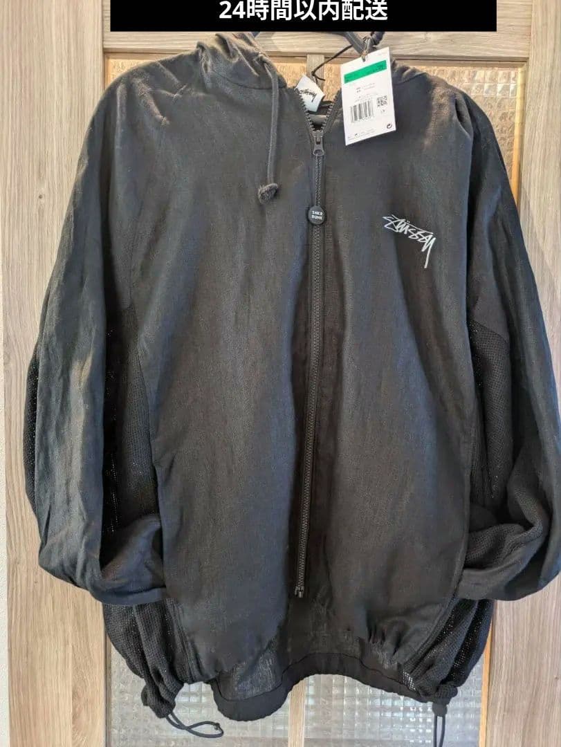 ジャケット・アウター Stussy x Nike U NRG Linen Jacket Hoodie Stussy x Nike U NRG Linen Jacket Hoodie Black Light Bone XS-XXL US