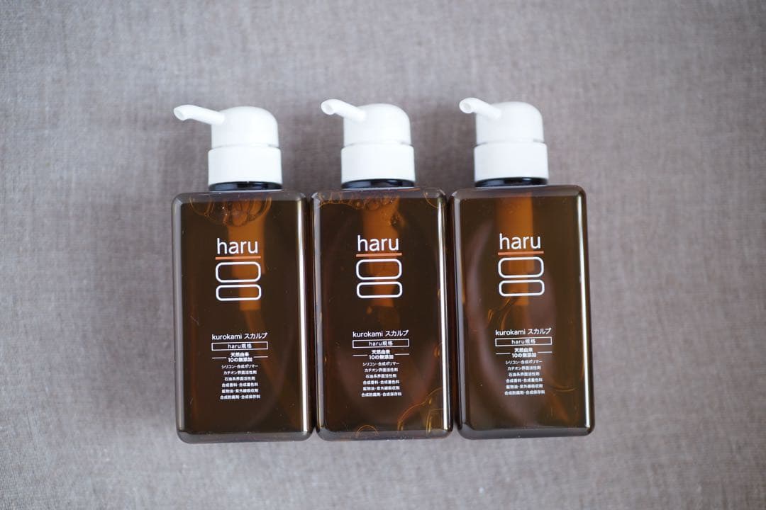 haru シャンプー 黒髪スカルプ 400ml×3本 楽天市場】スカルプ haru シャンプー（美容・コスメ・香水）の通販