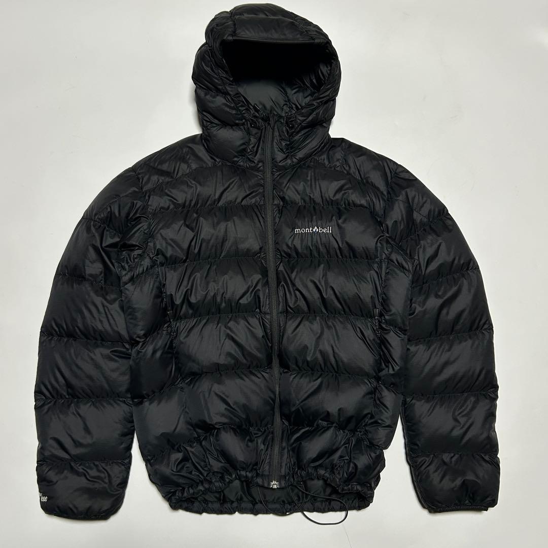 極美品/Lサイズ モンベル ライトアルパインダウンパーカ 黒ブラック