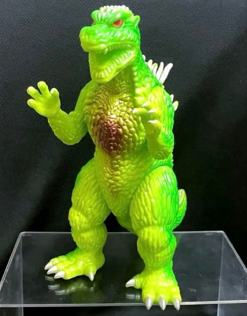 希少□ ゴジラ ソフビ 黄緑 / マーミット 2003 限定 - メルカリ
