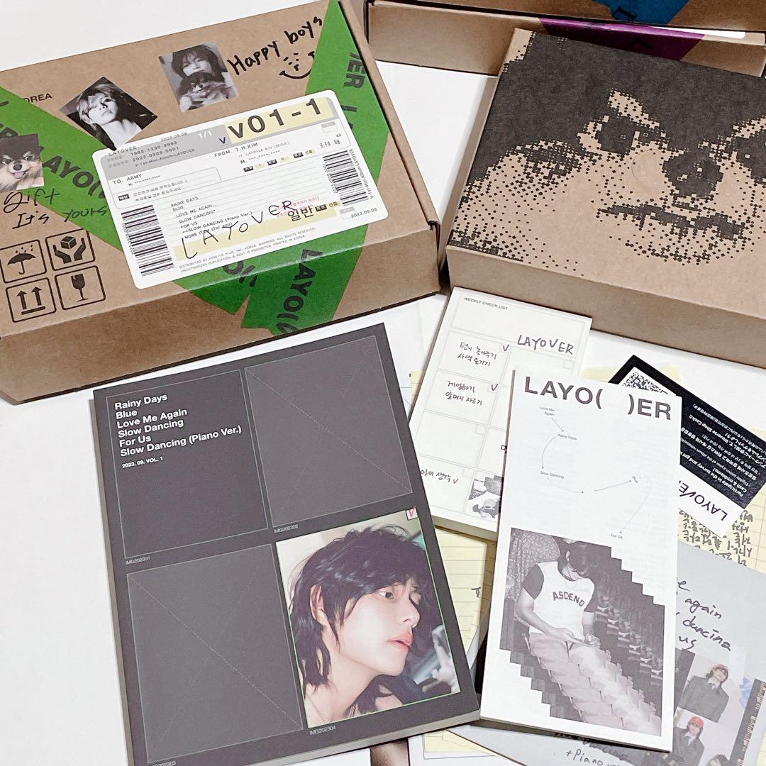 激安 テヒョン テテ V layover 3形態 アルバム BTS まとめ売り - メルカリ