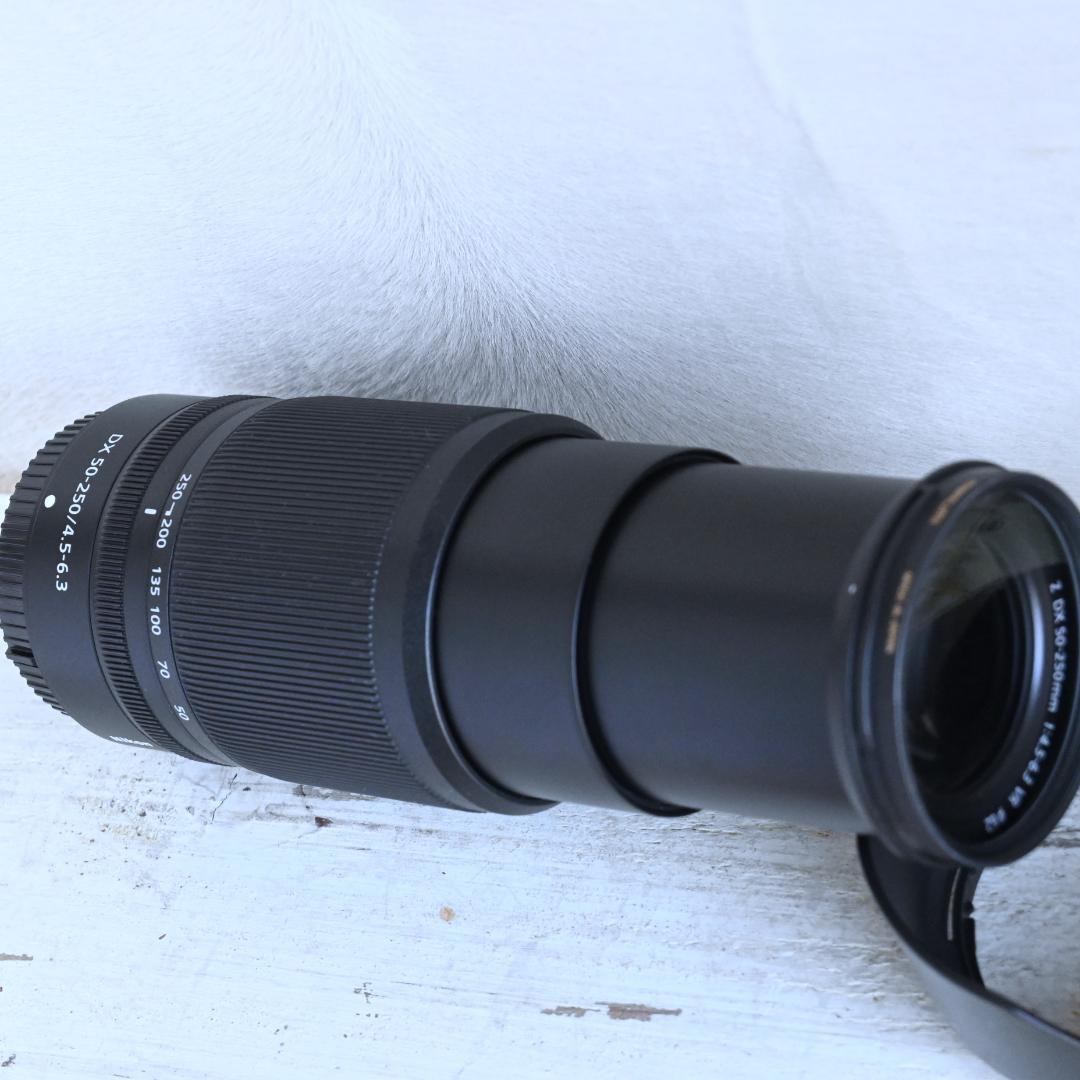 NIKKOR Z DX 50-250mm F4.5-6.3 VR フード付　美品